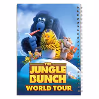 دفتر مشق کارتون دسته جنگلی ها