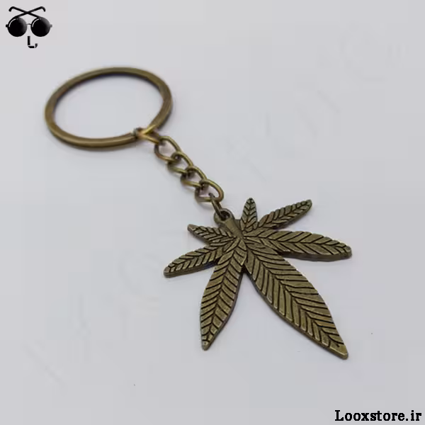 جاکلیدی برنزی طرح برگ