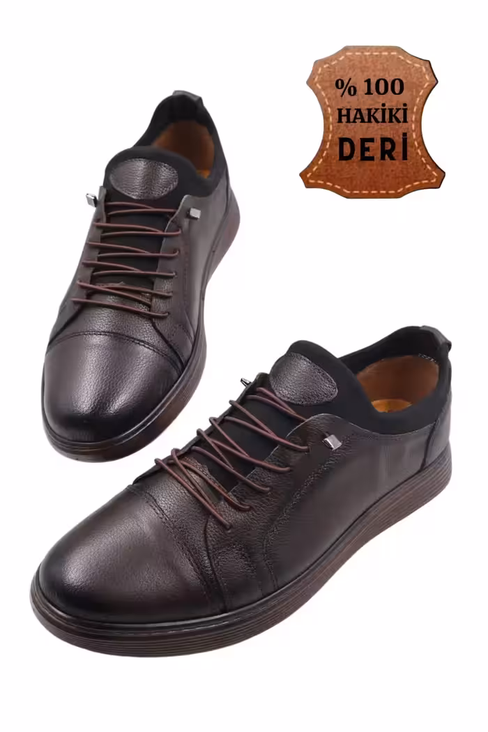 کفش روزمره مردانه داخلی و خارجی از چرم نوبوک و جیر فوق‌العاده راحت و تماماً ارگونومیک – 6490