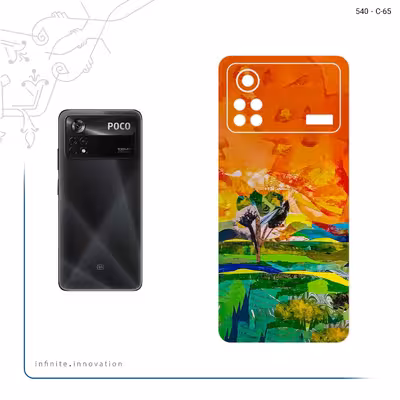 برچسب پوششی ماهوت مدل Collage of Painting مناسب برای گوشی موبایل شیائومی Poco X4 Pro 5G