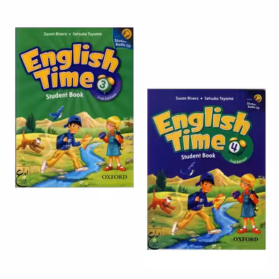 کتاب English Time 3_4 اثر جمعی از نویسندگان انتشارات ابداع 2 جلدی