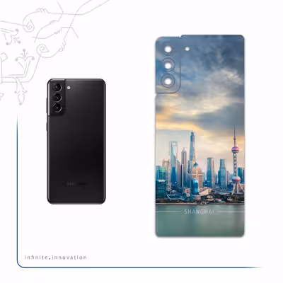 برچسب پوششی ماهوت مدل Shanghai-City مناسب برای گوشی موبایل سامسونگ Galaxy S21 Plus 5G