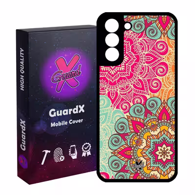 کاور گارد ایکس طرح Mandala مدل Glass10214 مناسب برای گوشی موبایل سامسونگ Galaxy S21 FE