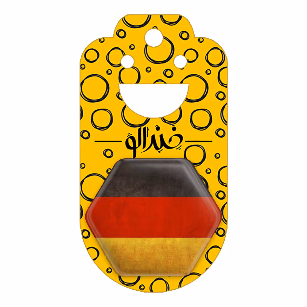 پیکسل خندالو طرح تیم ملی آلمان مدل شش ضلعی کد 2045