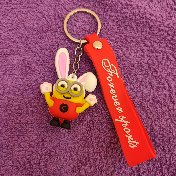 جاکلیدی مدل سیلیکونی طرح مینیون خرگوش کد DB25