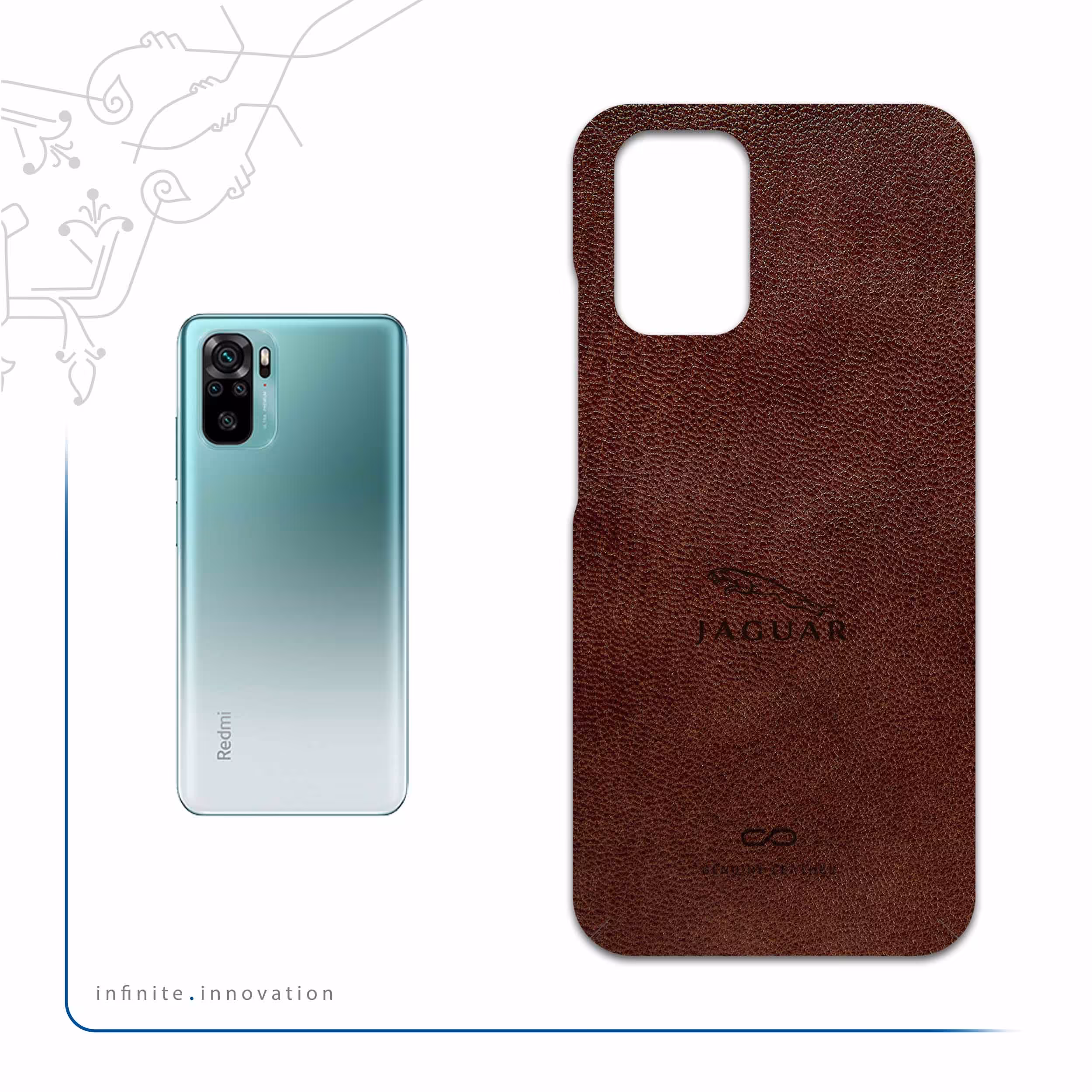برچسب پوششی ماهوت مدل NL-JGR مناسب برای گوشی موبایل شیائومی Redmi Note 10