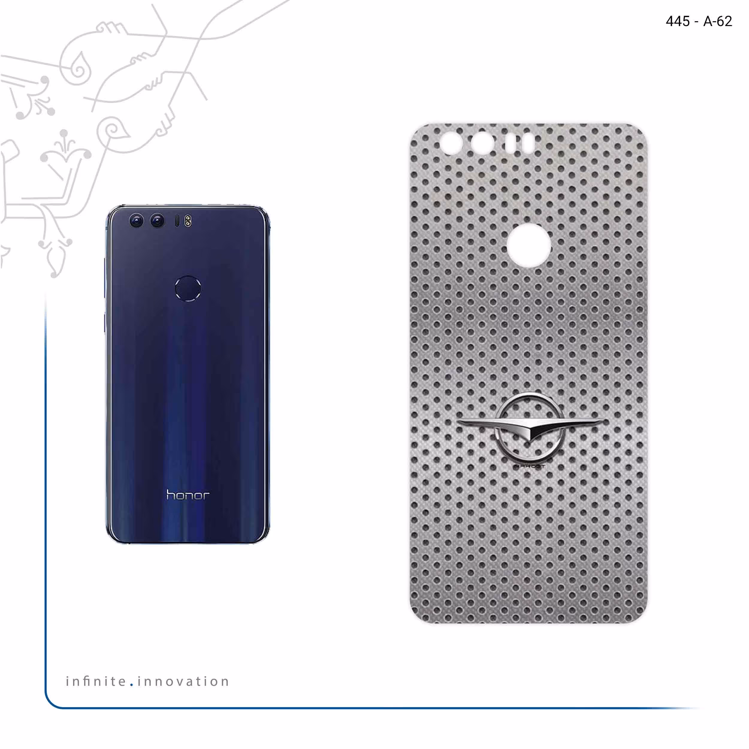 برچسب پوششی ماهوت مدل Haima مناسب برای گوشی موبایل آنر 8