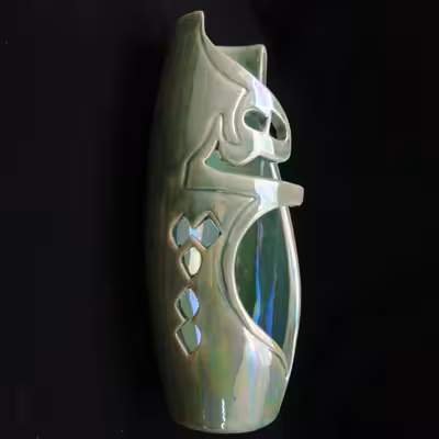 گلدان سرامیکی هیوا طرح هیچ کد 11049372