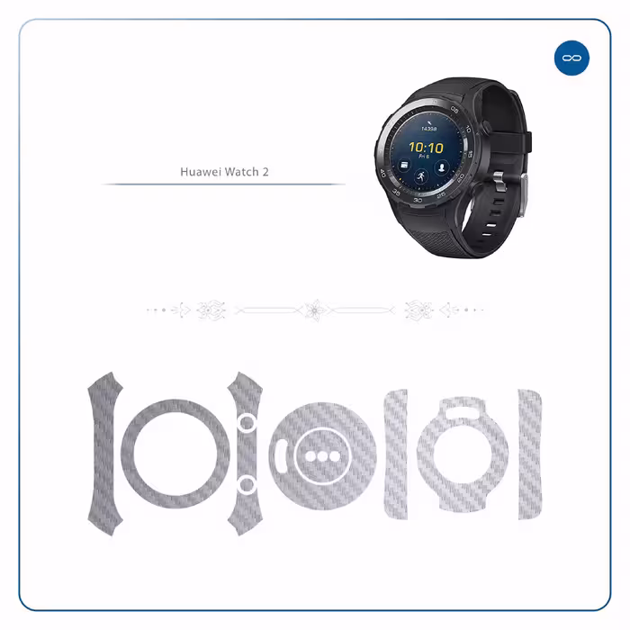 برچسب ماهوت طرح Steel-Fiber مناسب برای ساعت هوشمند هوآوی Watch 2