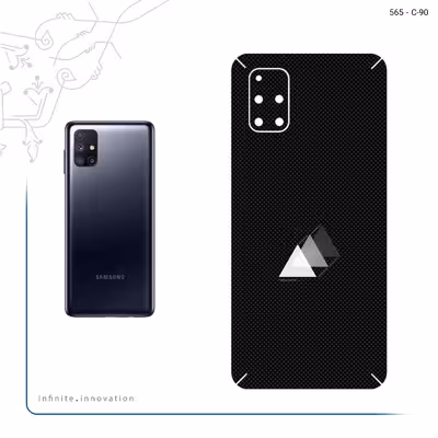 برچسب پوششی ماهوت مدل Minimal 3 Triangle Icon مناسب برای گوشی موبایل سامسونگ Galaxy M51