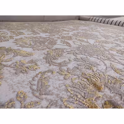 فرش ماشینی زمرد مشهد طرح پتینه مدل 2115