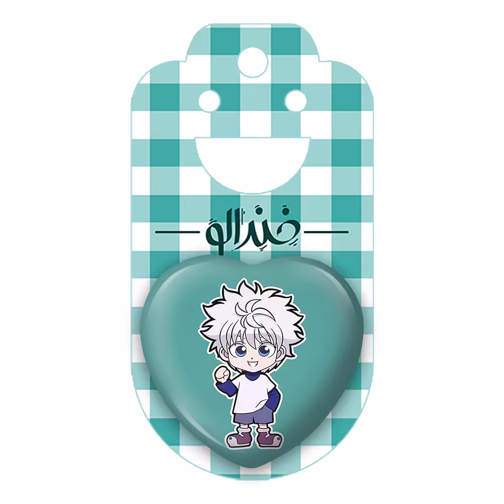 پیکسل خندالو طرح انیمه هانتر ایکس هانتر مدل قلبی کد 10741