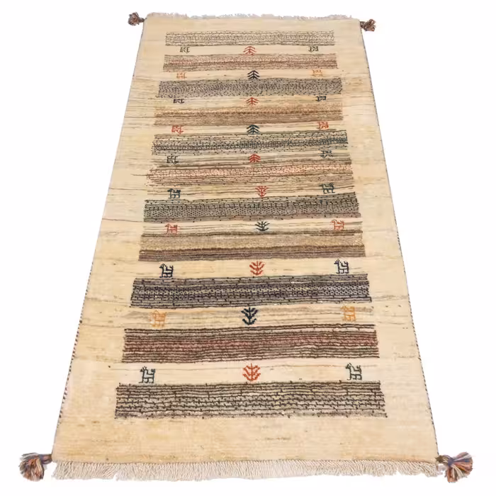 گبه دستباف کناره طول یک متری سی پرشیا کد 122487