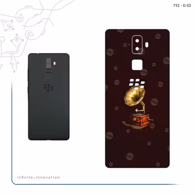 برچسب پوششی ماهوت مدل Gramophone Nostalgia مناسب برای گوشی موبایل بلک بری Evolve