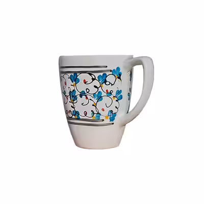 لیوان سفالی مدل صدف کد 1