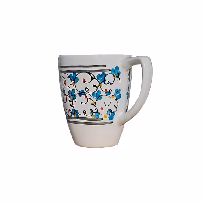 لیوان سفالی مدل صدف کد 1