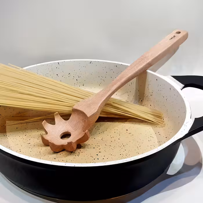 قاشق ماکارونی چوبلمه مدل 06