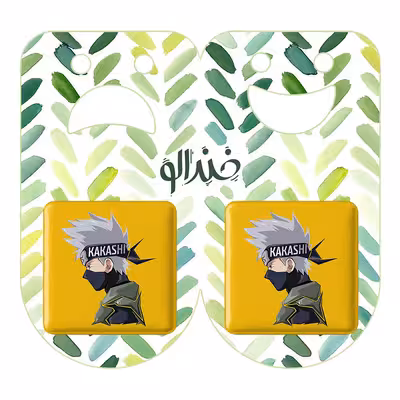 پیکسل خندالو مدل کاکاشی سنسه انیمه ناروتو Naruto کد 11241 به همراه مگنت