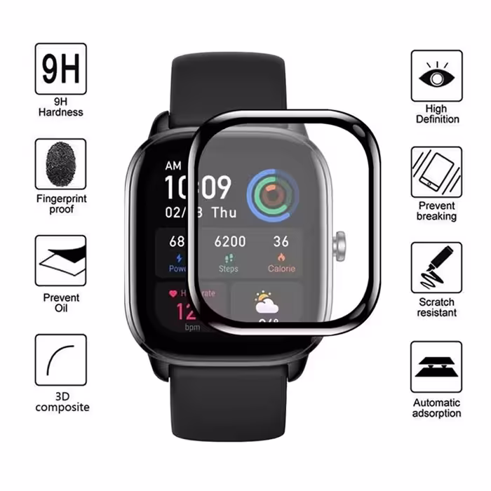 محافظ صفحه نمایش کروکودیل مدل C-PWM مناسب برای ساعت هوشمند امیزفیت Amazfit GTS 4 Mini
