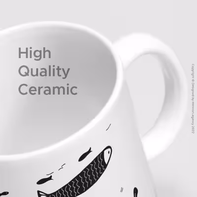 ماگ مگی مدل Barramundi به همراه استیکر