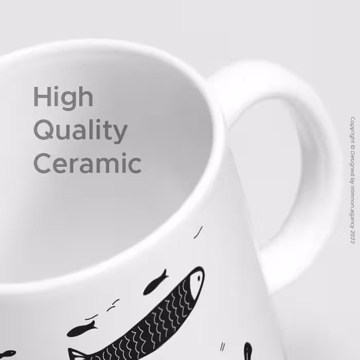 ماگ مگی مدل Barramundi به همراه استیکر