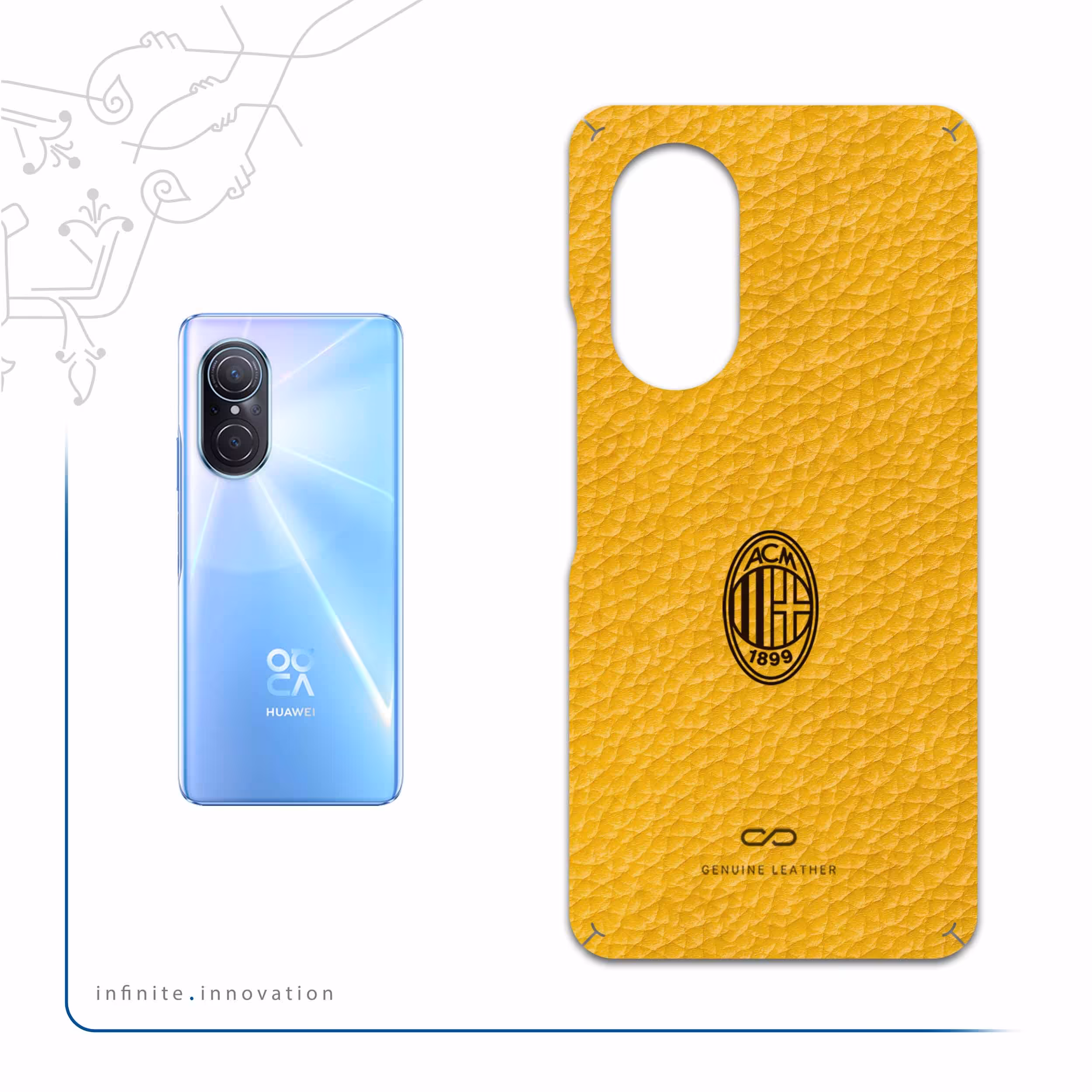 برچسب پوششی ماهوت مدل ML-ACMLN مناسب برای گوشی موبایل هوآوی Nova 9 SE