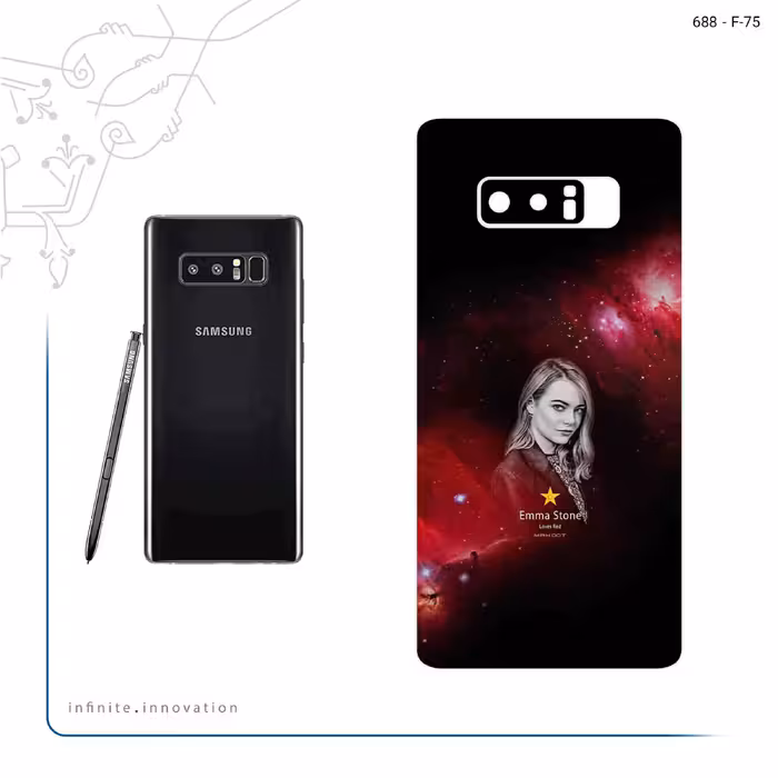 برچسب پوششی ماهوت مدل Emma Stone مناسب برای گوشی موبایل سامسونگ Galaxy Note 8