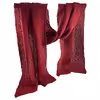 شال گردن بافتنی تارتن مدل 25026 رنگ قرمز