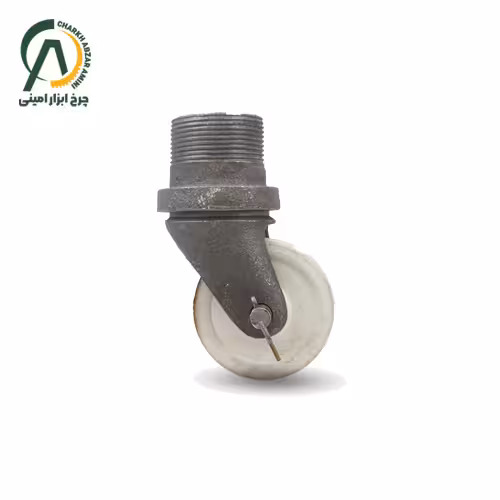 چرخ چدن بوشنی یخچالی گردان قطر 75 میلی متر