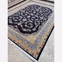 فرش ماشینی کاشان 1200شانه طرح شکوه سرمه ای 12متری(باارسال رایگان)