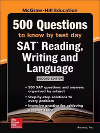 500SAT Reading Writing and Language Questions to Know by Test Day