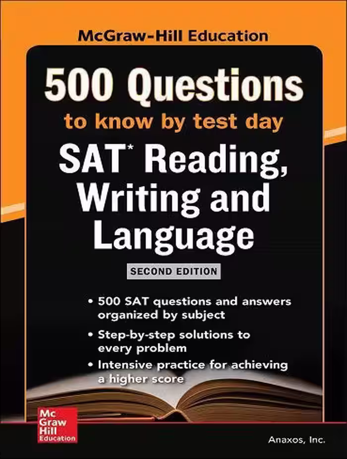 500SAT Reading Writing and Language Questions to Know by Test Day