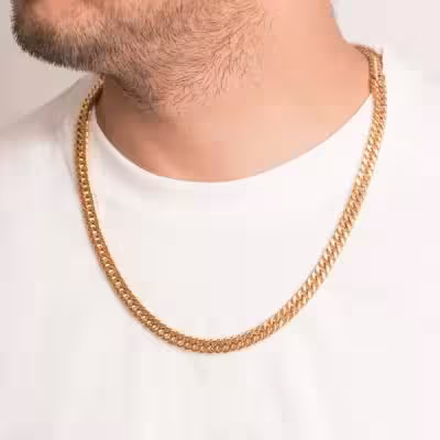 زنجیر استیل کارتیر 8 میل 60 سانت. طراحی ایتالیایی..