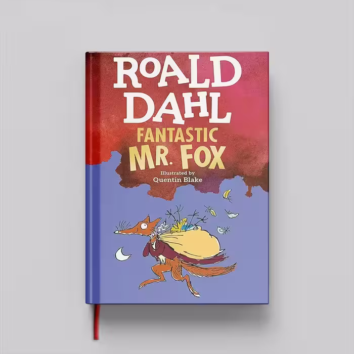 کتاب Fantastic Mr Fox Roald Dahl جلد سخت (HARDCOVER)
