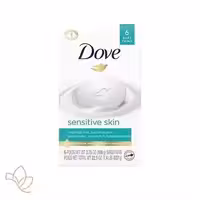 صابون داو مخصوص پوست حساس بسته 6 عددی