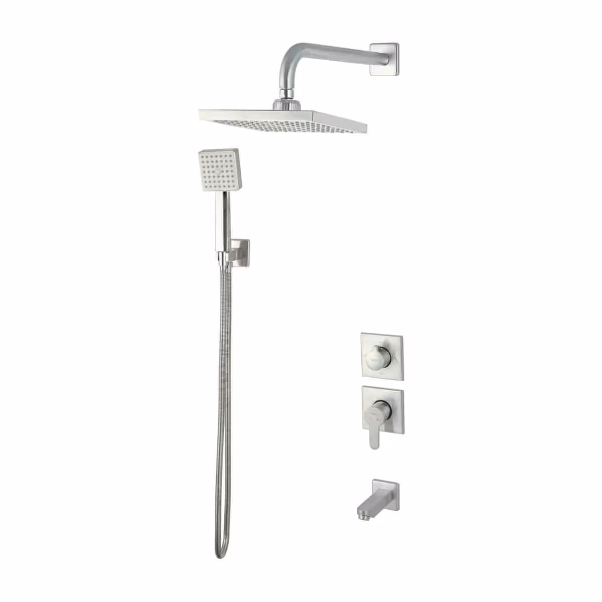 شیر حمام توکار ویوات راسان مدل فلت کلاس 1 (کرومات)