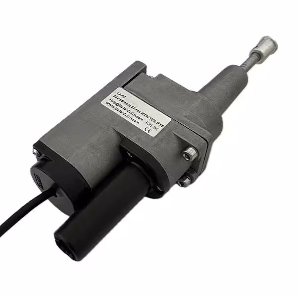 جک برقی 24 ولت (اکچویتور خطی) کورس 55 میلیمتر سرعت 55mm/s نیوتن 450 مدل (LA07)(MOTORCOCO)