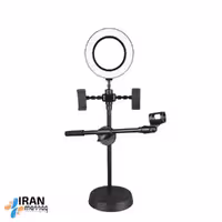 رینگ لایت و پایه میکروفون، مدل LS1B21R / 24R، با قابلیت چرخش 360 درجه