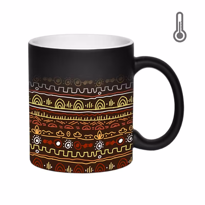 خرید و قیمت ماگ حرارتی طرح پترن خطی کد 1760