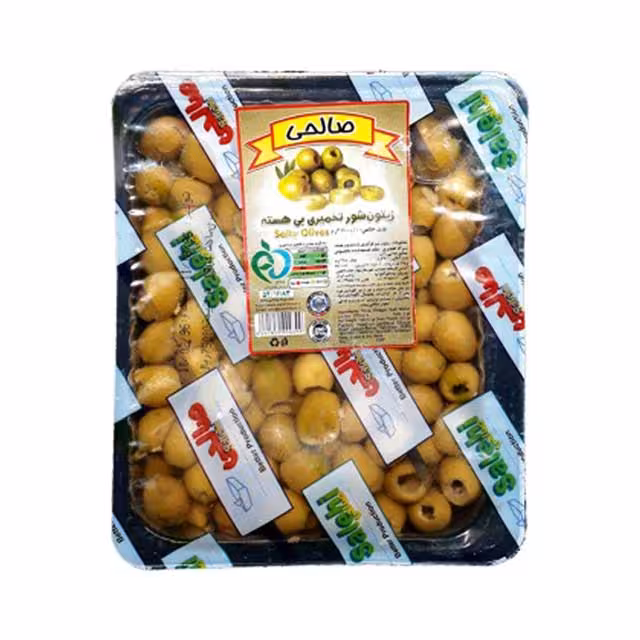 زیتون شور بدون هسته صالحی 700 گرمی