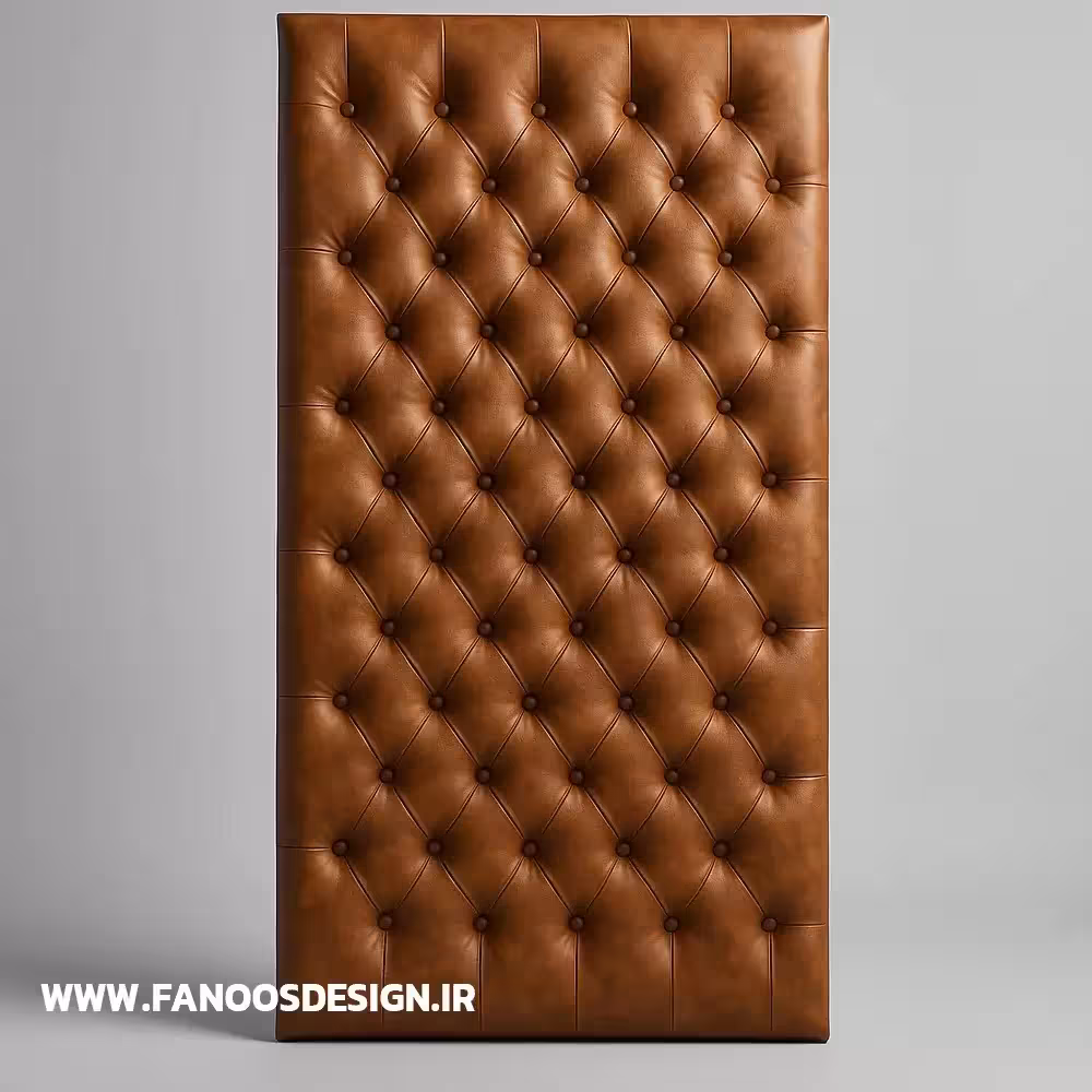 درب آکوستیک چرمی قهوه‌ای – مدل کلاسیک کد 30161