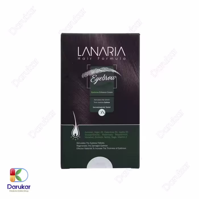 کرم تقویت کننده ابرو لاناریا 20 میلی لیتر