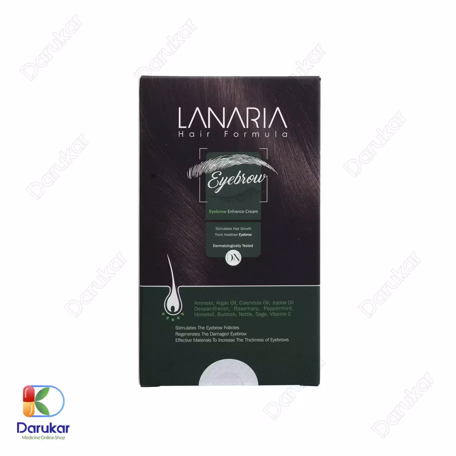 کرم تقویت کننده ابرو لاناریا 20 میلی لیتر