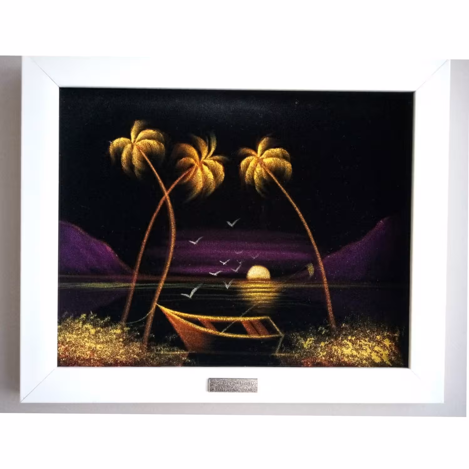 نقاشی غروب اکرلیک