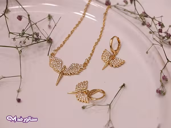 نیم ست طرح فرشته N8125