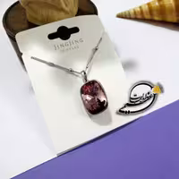 گردنبند برند Xuping مدل JingJing از جنس مس و روکش طلا بسیار زیبا با کریستال سوارسکی Swarovski تراش خورده اصلی کد 2