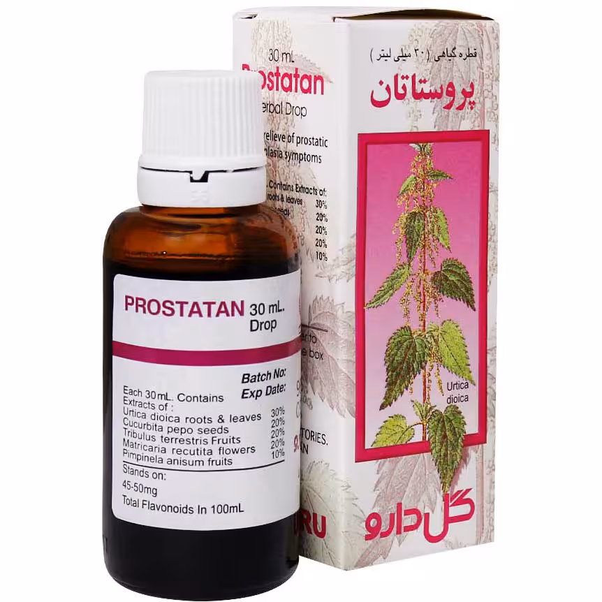 قطره گیاهی پروستاتان گل دارو