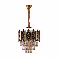 لوستر 8 شعله چشمه نور مدل N2679/40