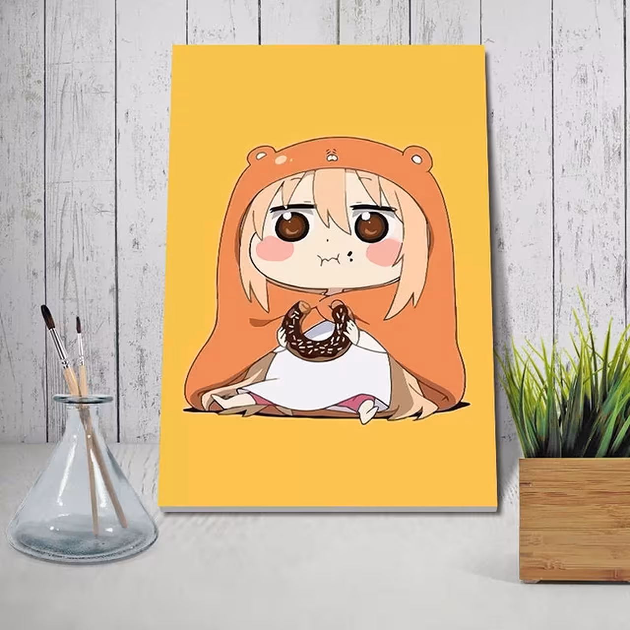 تابلو نقاشی انیمه اومارو چان ( ابعاد 40 در 60 )