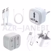 شارژر آیفون 20 وات همراه کابل   گارانتی